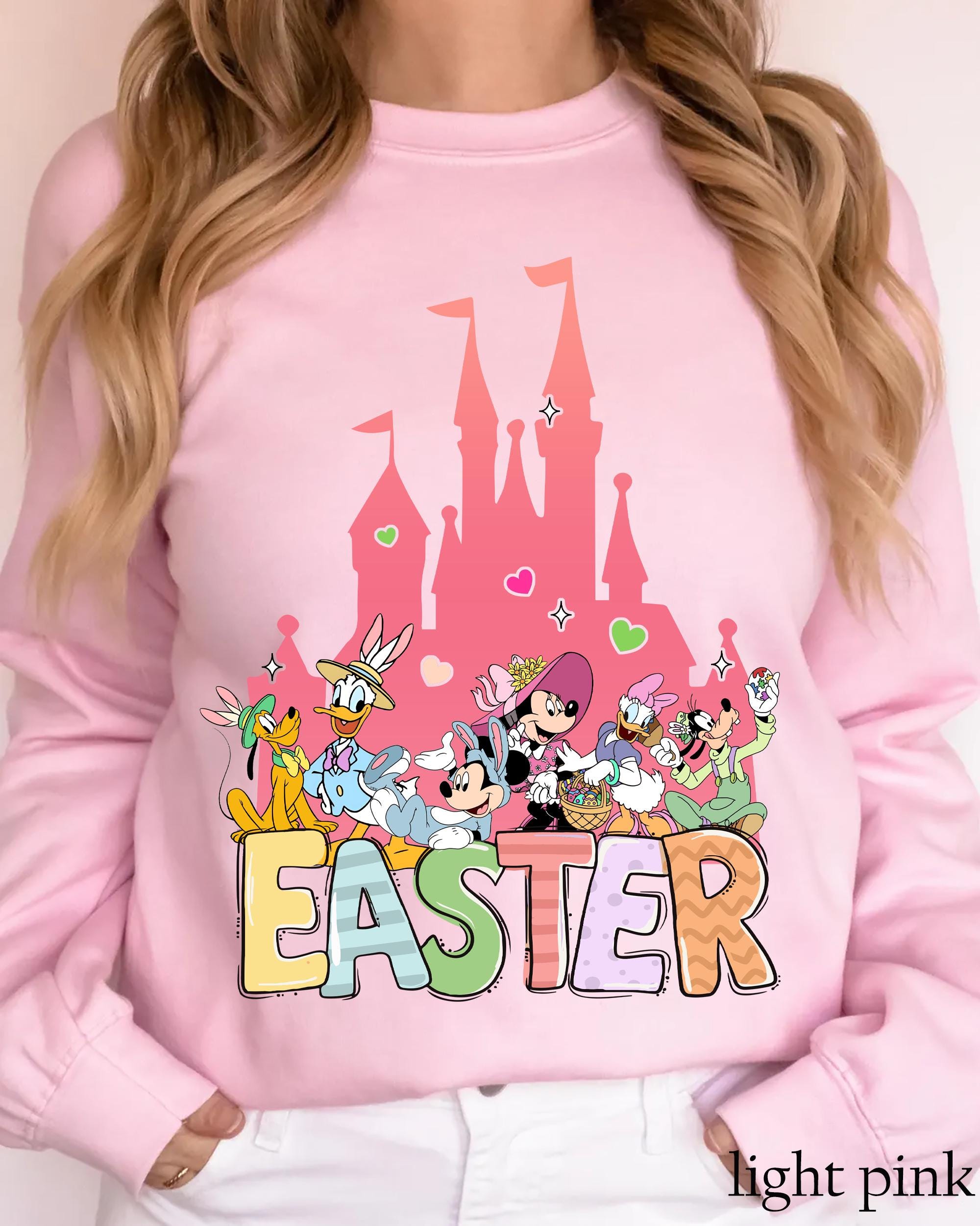 Disney Easter Castle Shirt Mickey and Friends Easter Tee Disney World Spring Shirt Disneyland Easter Gift Tshirt Magic Kingdom Bunny Tee Graphic Tee – Cozy Vibes · High-Quality Print