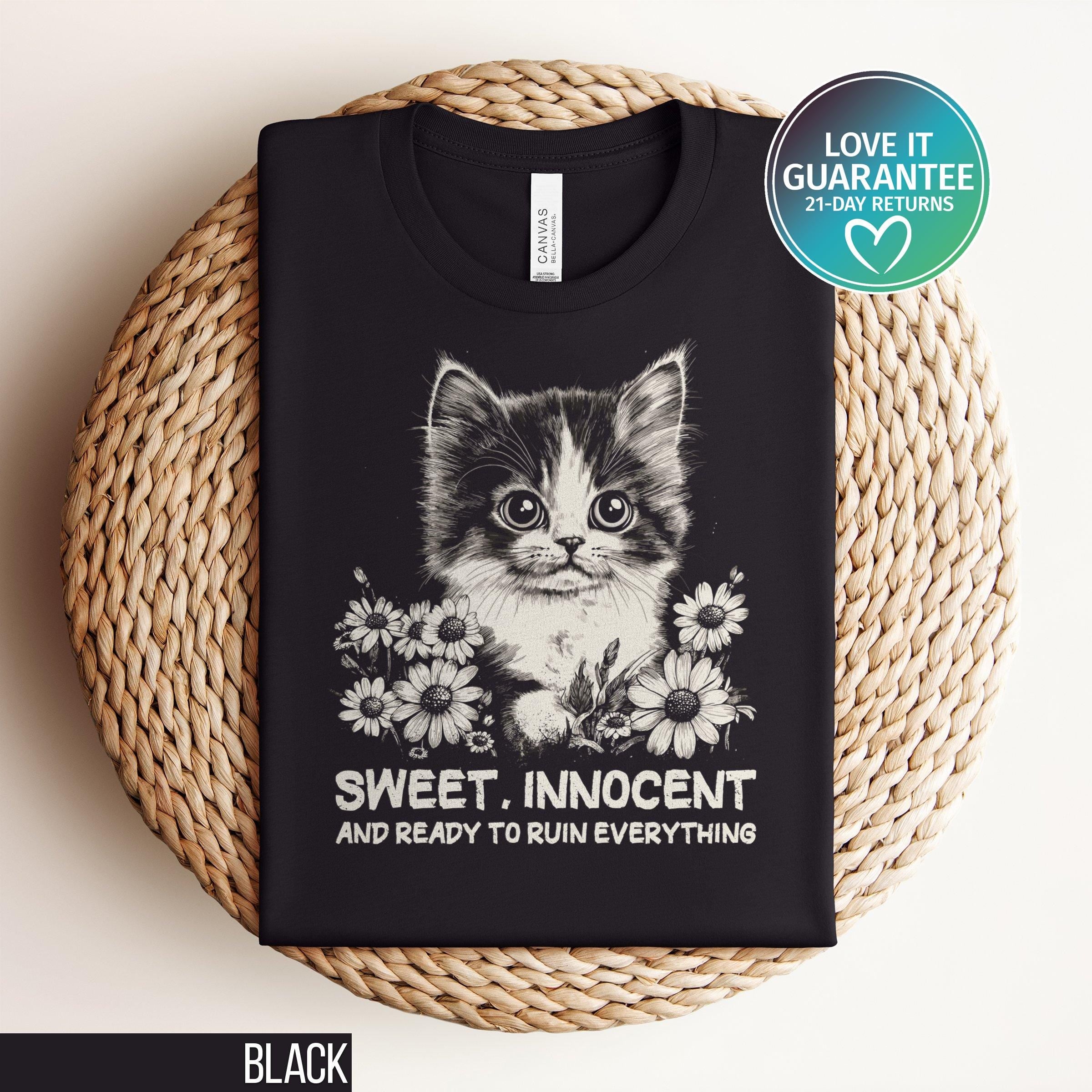 Cat Meme Shirt Cat Themed Gifts Unhinged TShirt Mental Health Meme Weird Funny Shirt Funny Cat Shirt Silly Shirt Cat Shirt Cat Mom Graphic Tee – Bold Style · Top Pick For Any Outfit
