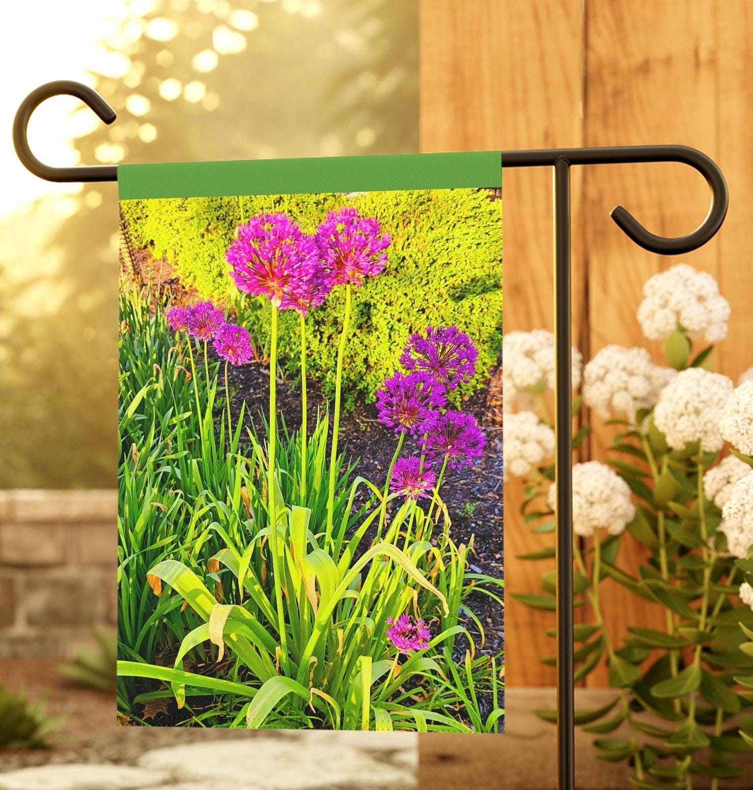 Garden Flag Yard Banner Flower Gardener Flag Home Cabin RV Yard Decor Yard Art Decor Housewarming Gift For Her Him Graphic Tee – Fan Favorite · High-Quality Print