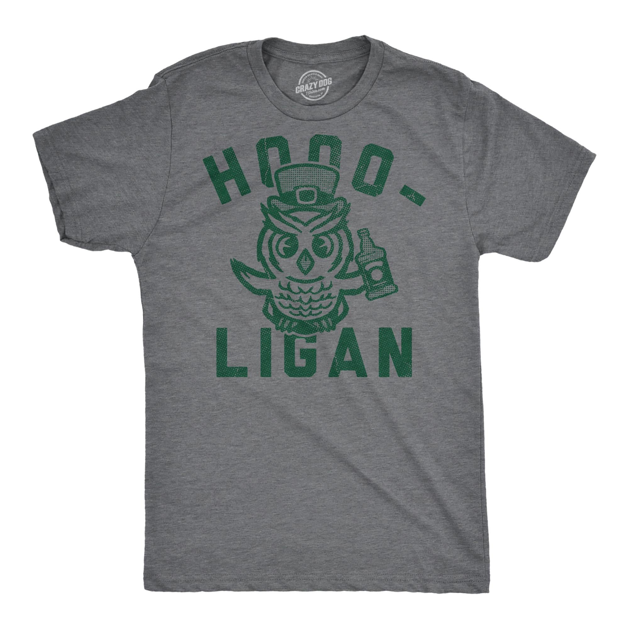 Hooligan Shamrock Owl Shirts Puns St Patricks Day Shirt Lucky Green Irish shirt Devil Shirts Funny Shirts Drinking Shirt St Patrick Graphic Tee – Fan Favorite · Great Gift For Fans