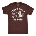 Funny Mens Shirt Sarcastic Shirt For Men Novelty Shirts Funny Shirts Offensive Shirt I Don39t Give A Shit Fuck Or Dam Animal Shirt Graphic Tee – Premium Graphic · Top Pick For Any Outfit
