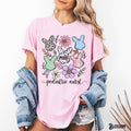 Pediatric Nurse Easter Shirt PEDS Nurse PICU Nurse Tshirt Spring Flowers Leopard Easter Bunny Pediatric Nurse Gift Graphic Tee – Feel-Good Design · High-Quality Print
