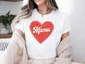 Mama Heart Tee Shirt Mama Tee Mama Shirt Gift Mothers Days Gifted Gift Mother Days Shirt Tee Shirt For Mothers Day Mothers Days Gifts Graphic Tee – Fan Favorite · Perfect For Daily Wear