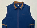 Vintage 2000s Y2K Patagonia Synchilla Fleece Full Zip Up Vest Cobalt Blue Tan M Graphic Tee – Fan Favorite · High-Quality Print