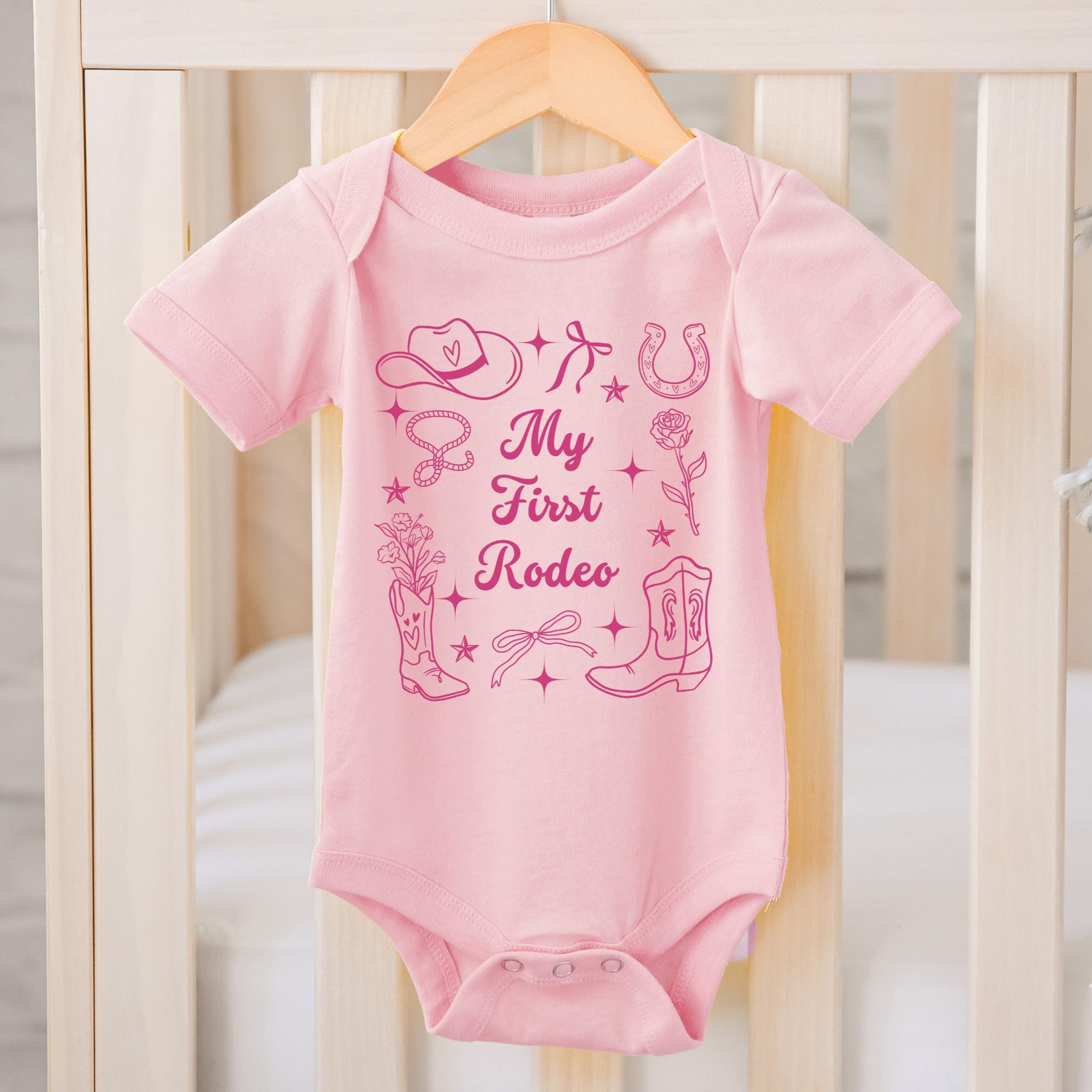 First Rodeo Birthday Bodysuit Girl 1St Rodeo Birthday Shirt Girl My First Rodeo Girl Shirt Western Birthday Baby Girl Outfit 1St Bday FRG1 Graphic Tee – Fan Favorite · Great Gift For Fans
