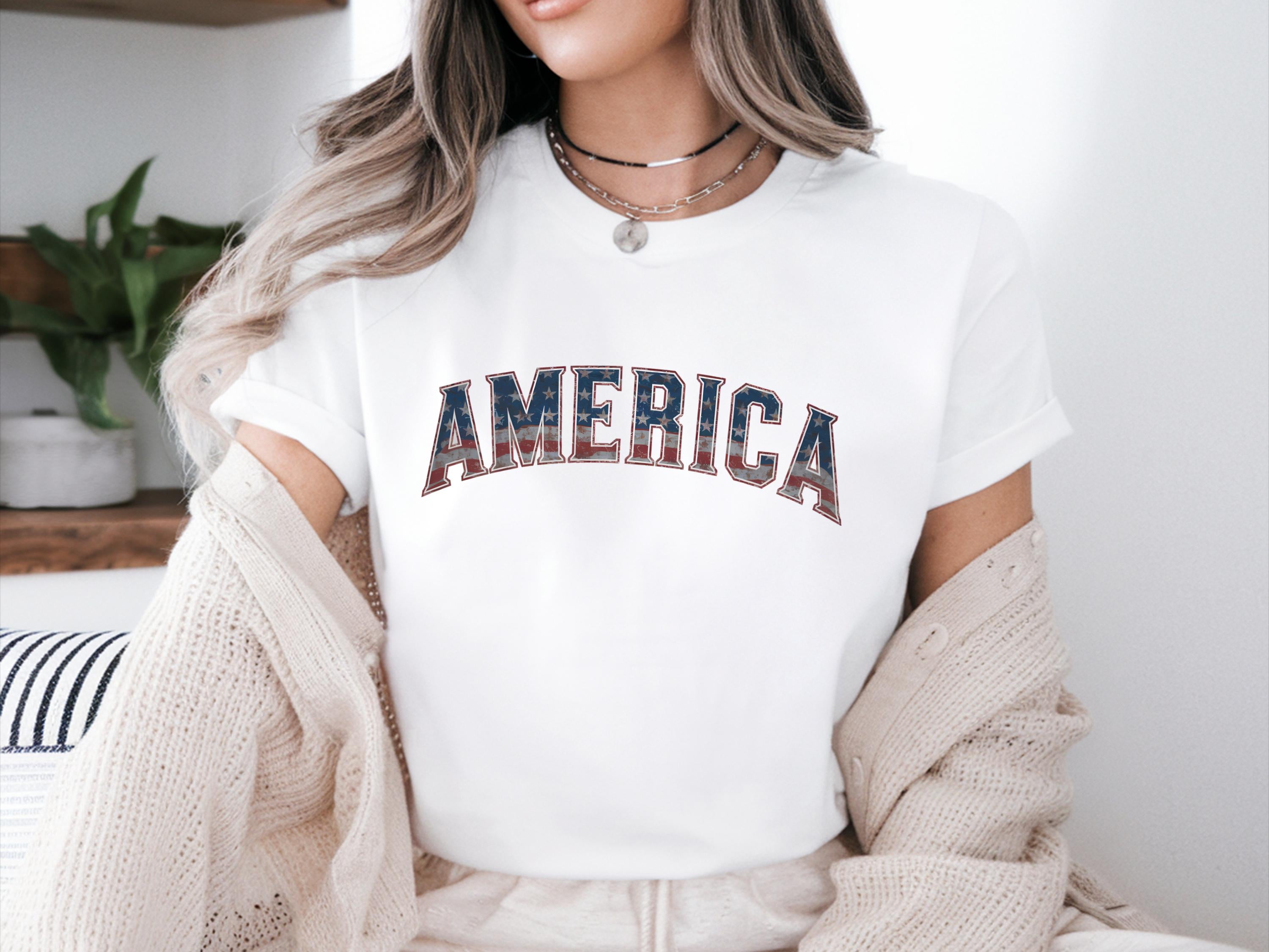 American Gifts For Her 4th Of July Gifts Shirt Gift For American 4th Of July Shirt Flag USA Shirt 4thof July USA Shirt USA Flag Shirt Graphic Tee – Easygoing Wear · Must-Have Style