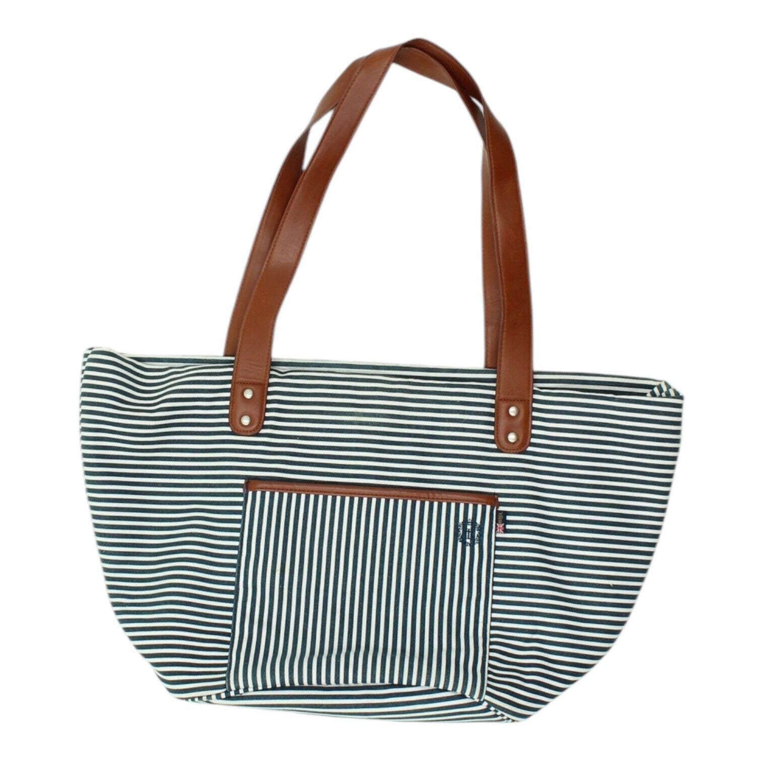 Henri Lloyd Tote Bag Vintage Womens Blue Top Handle Shoulder Striped Designer Tote Bag – Feel-Good Design · Top Pick For Any Outfit