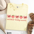 Mother Baby Nurse Shirt MBU Strawberry Bow Tee Mother Baby RN Coquette T Shirt OB Labor Delivery Spring Summer Gift Graphic Tee – Everyday Comfort · Trending Graphic Apparel