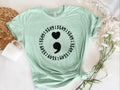 Stay Semicolon Shirt Semicolon Shirt Mental Health Shirt Semicolon Gift Shirt Suicide Awareness Shirt Mental Health Therapist Shirt Graphic Tee – Feel-Good Design · High-Quality Print