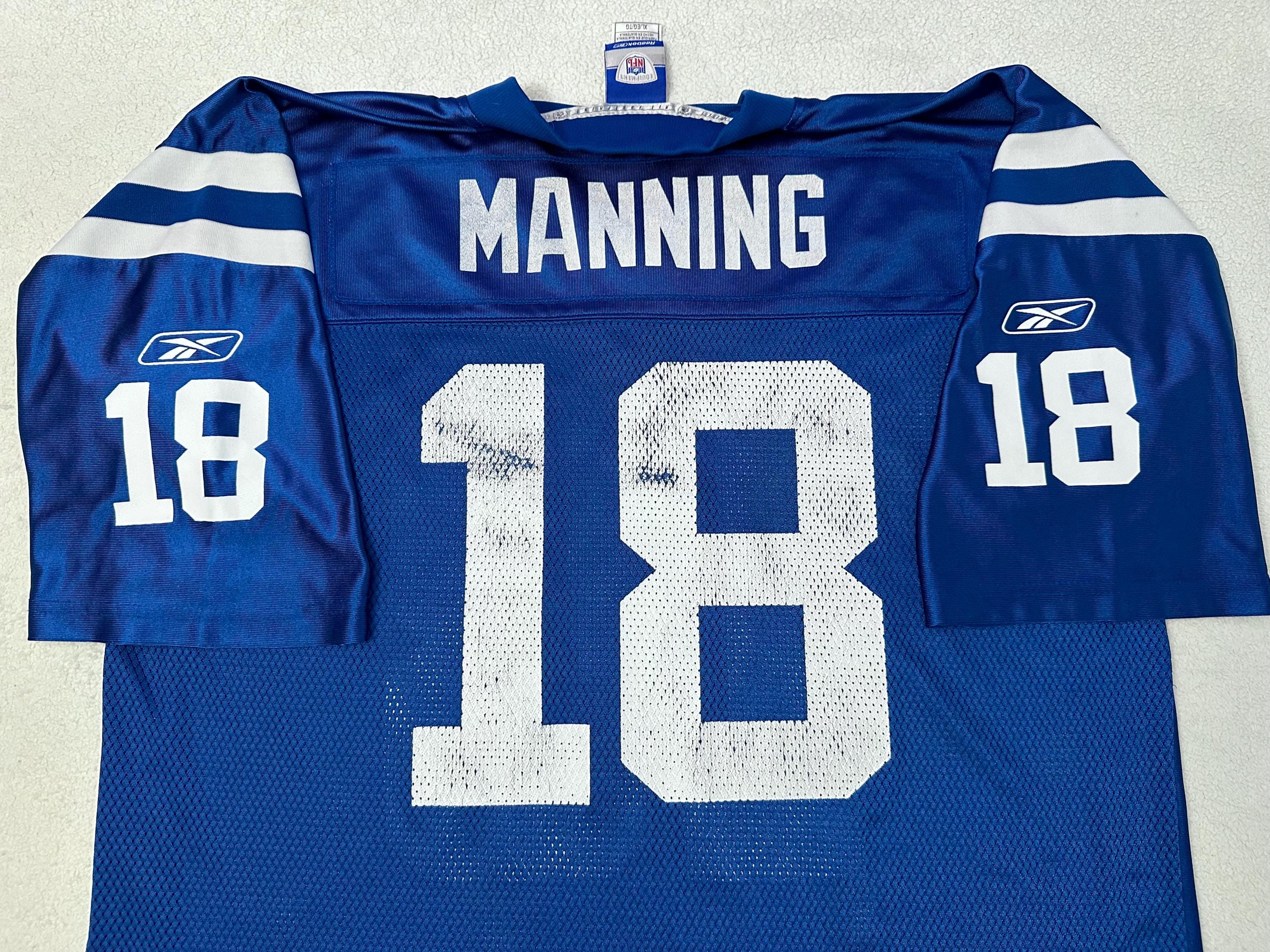 Vintage 2000s Reebok Indianapolis Colts Peyton Manning NFL Football Jersey XL Jersey – Soft Feel · Trending Graphic Apparel
