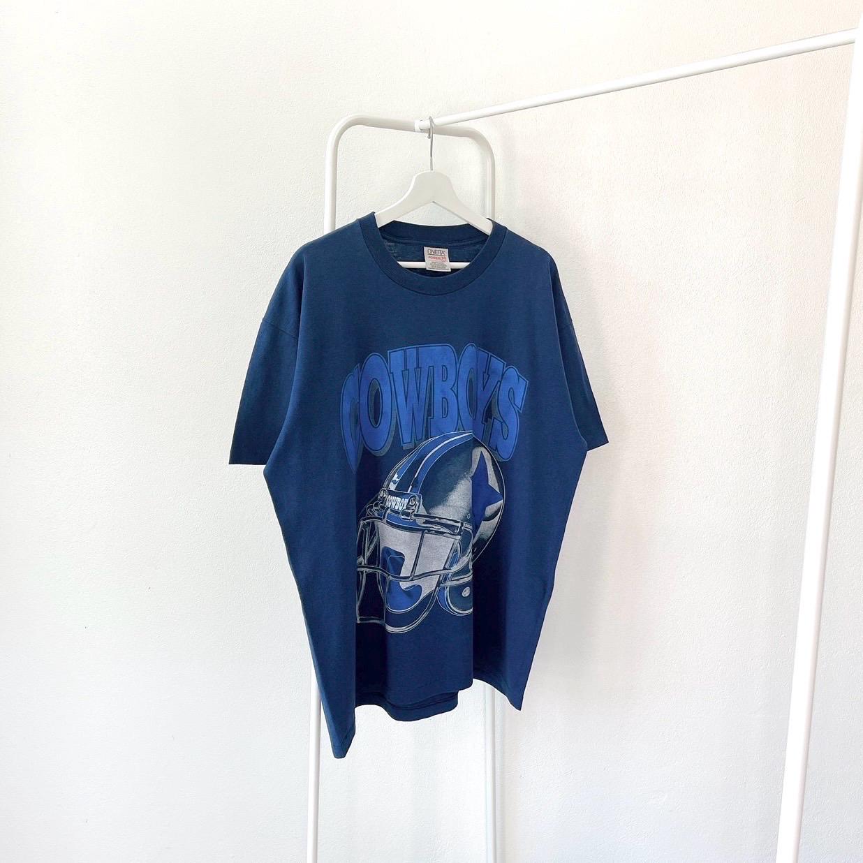 Vintage 90s Dallas Cowboys football vintage Oneita blue t shirt XL Graphic Tee – Premium Graphic · Great Gift For Fans