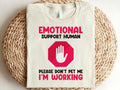 Emotional Support Human Shirt Emotional Support Shirt Sarcastic Shirts Trendy Emotional Supportive Shirt Funny Sarcastic Shirt Graphic Tee – Cozy Vibes · Must-Have Style