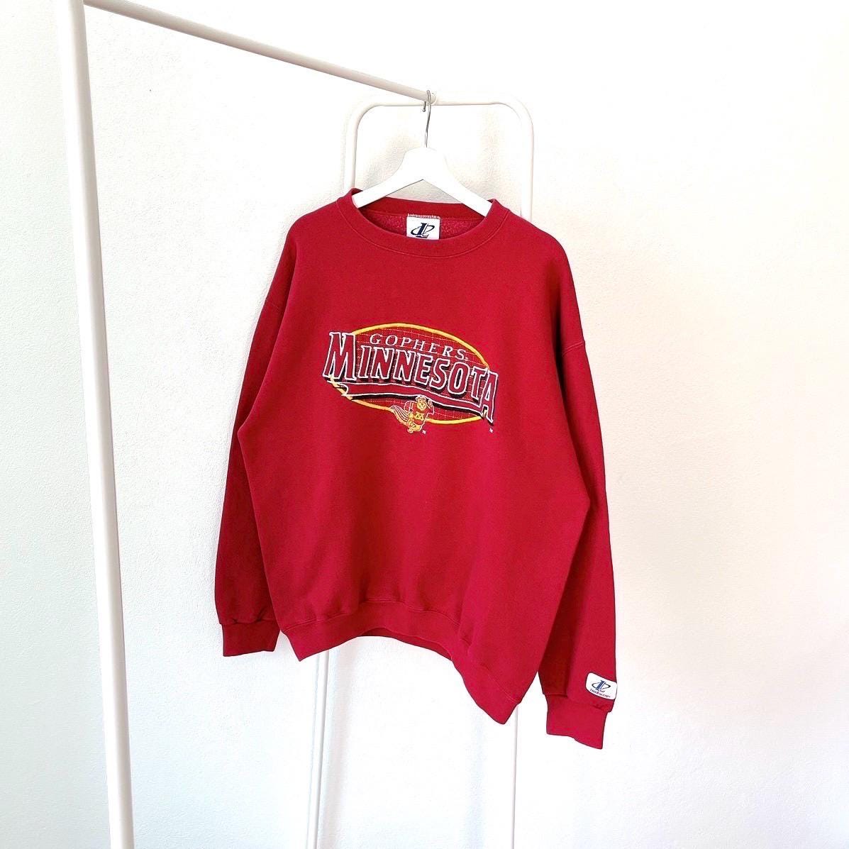 Vintage 90s Minnesota Golden Gophers NCAA Made in USA vintage Logo athletic red sweatshirt M Sweatshirt – Warm & Stylish · Great Gift For Fans