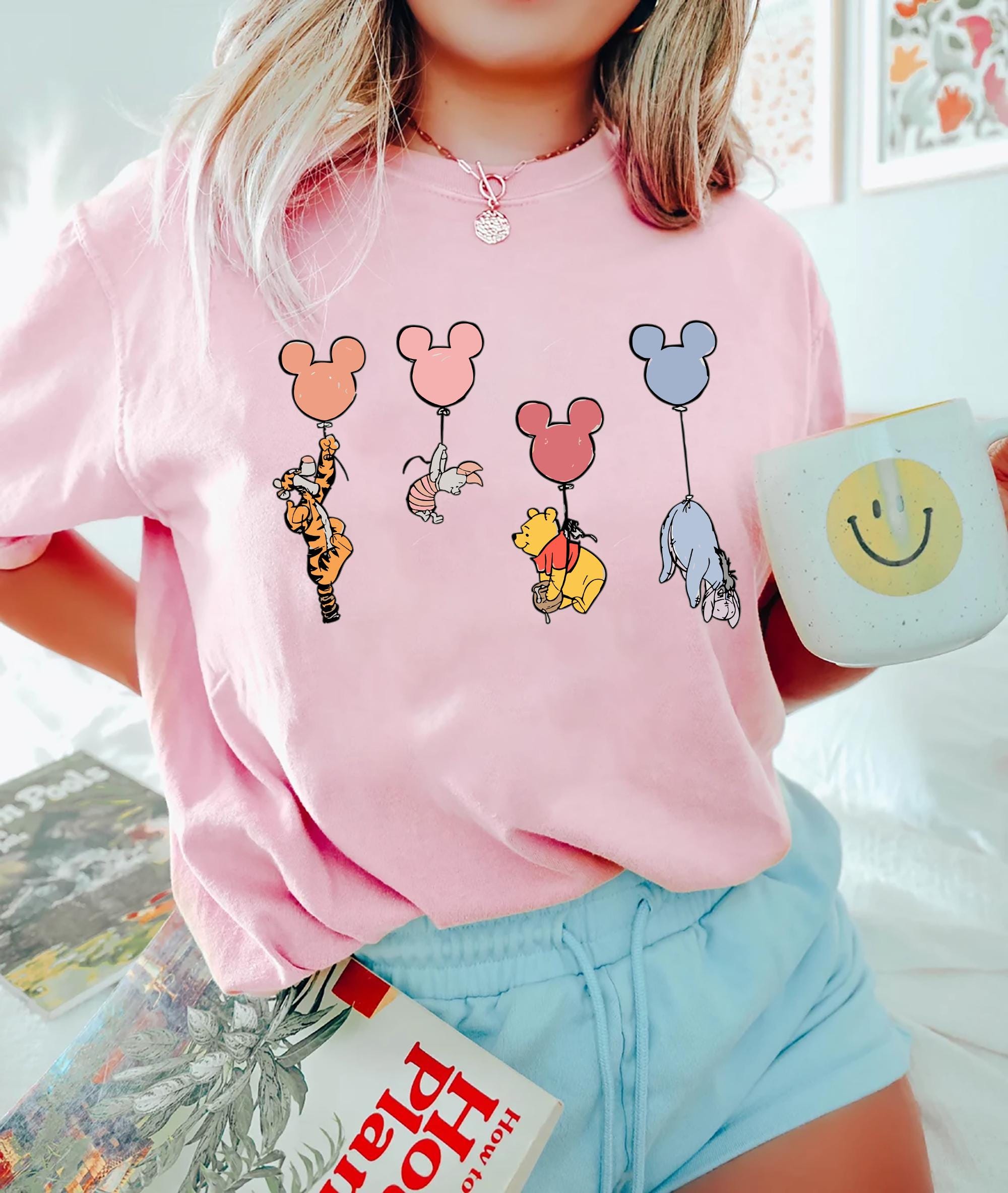 Winnie the Pooh and Friends Balloon Shirt Winnie The Pooh T shirt Tigger Piglet Eeyore Balloon Tee Magical Disney Trip Shirt Pooh Tee Graphic Tee – Bold Style · Must-Have Style