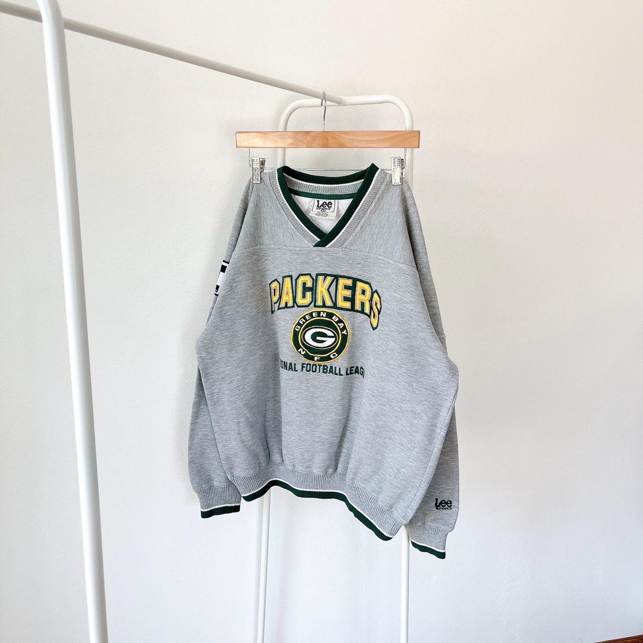 Vintage 90s Green Bay Packers football Lee sport gray sweatshirt M Sweatshirt – Bold Style · Great Gift For Fans