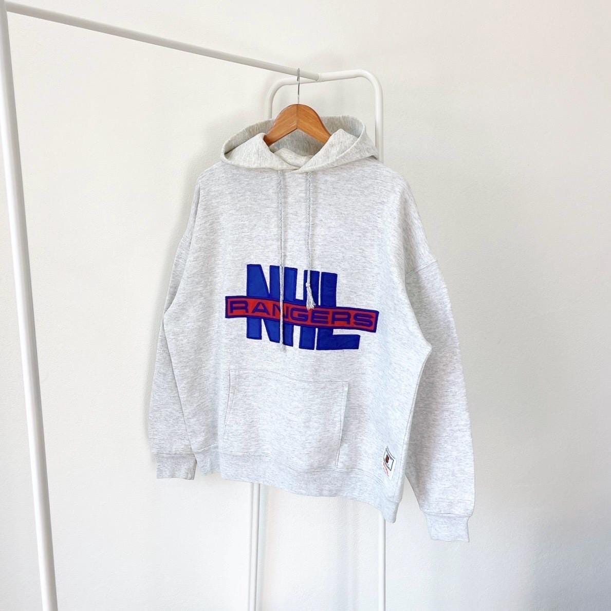 Vintage 90s New York Rangers hockey Nutmeg mills gray hoodie XL Hoodie – Soft Feel · Must-Have Style
