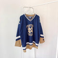 Vintage Notre Dame Fighting Irish Starter blue hockey jersey XL Jersey – Premium Graphic · Top Pick For Any Outfit
