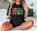 Retro Equality Hurts No One Shirt LGBTQ Pride Shirt Social Justice Tee Human Rights Shirt Black Lives Matter Equal Rights Activist Tee Graphic Tee – Everyday Comfort · Must-Have Style