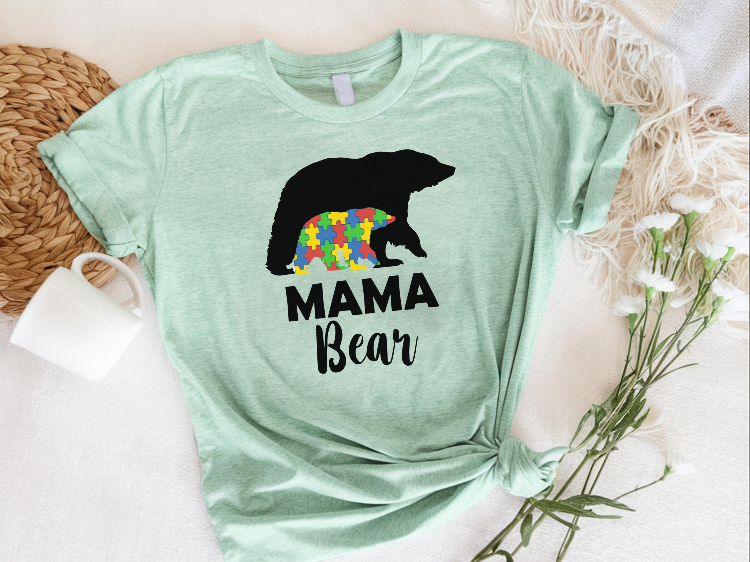 Autism Mama Bear Shirt Autism Awareness Shirt Special Ed Mom Shirt Mom Autism Awareness Shirt Autism Shirts Mom Autism Mother Shirt Graphic Tee – Easygoing Wear · Trending Graphic Apparel