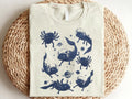 Space Shirt Axolotl Shirt Funny Space Shirt Space Tee Shirt Space Animal Shirt Retro Vintage T Shirt Spacing Shirt Graphic Tee – Warm & Stylish · Perfect For Daily Wear