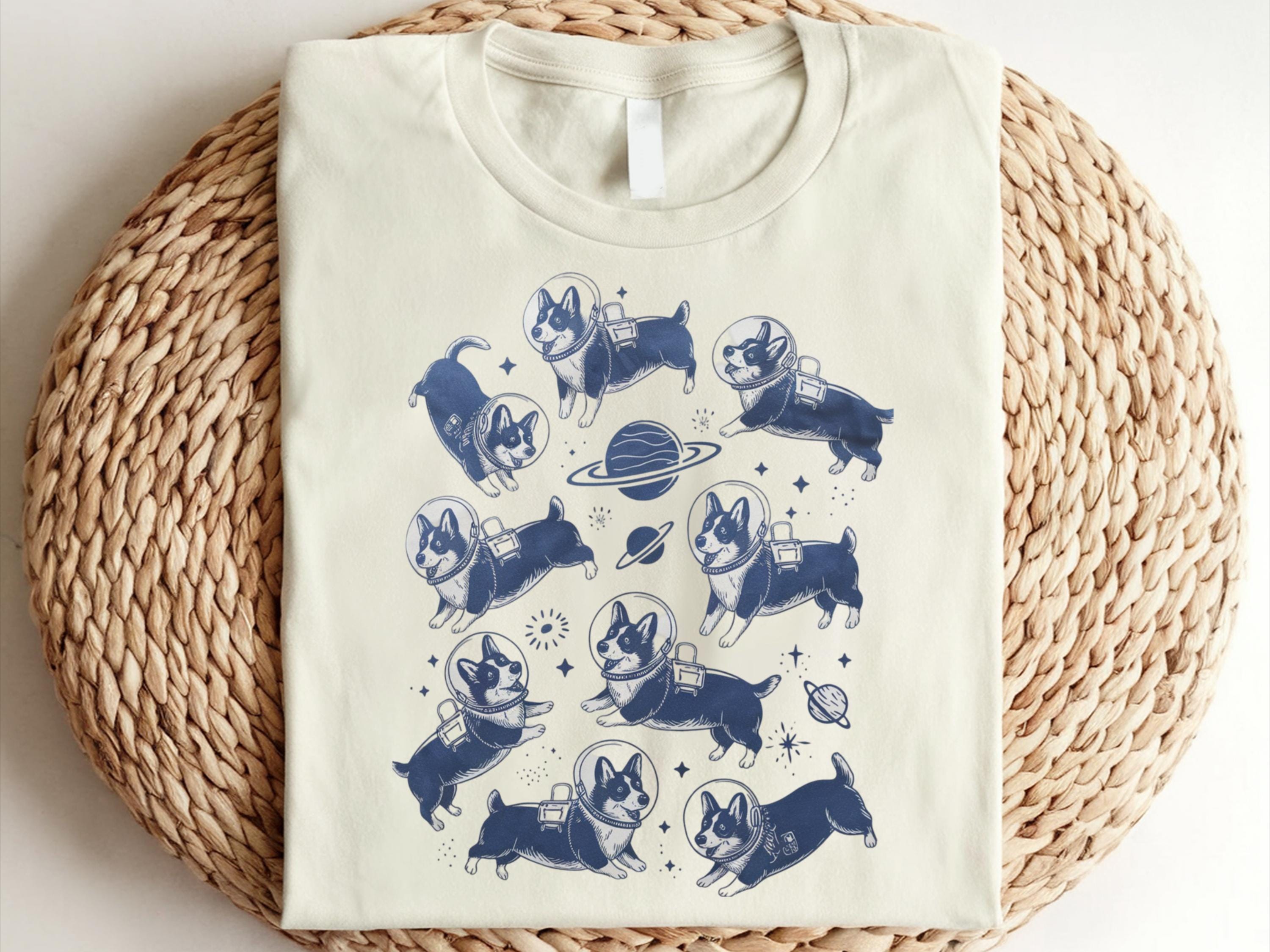 Corgi Dog Shirt Funny Space Shirt Space Tee Shirt Space Animal Shirt Space Shirt Corgi T Shirt Spacing Shirt Gift For Women Graphic Tee – Everyday Comfort · Trending Graphic Apparel