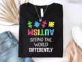 Autism Seeing The World Differently Shirt Autism Awareness Shirt Teacher Shirts Autism Autism Shirt Gifts Autism Awareness Tee Shirts Graphic Tee – Premium Graphic · High-Quality Print