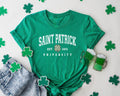 Saint Patrick University Est 1631 Shirt St Patrick39s Day Tee Paddy39s Day Shamrock Shirt Shamrock Shirt Leaf Clover Irish Shirt Tee Graphic Tee – Bold Style · Perfect For Daily Wear