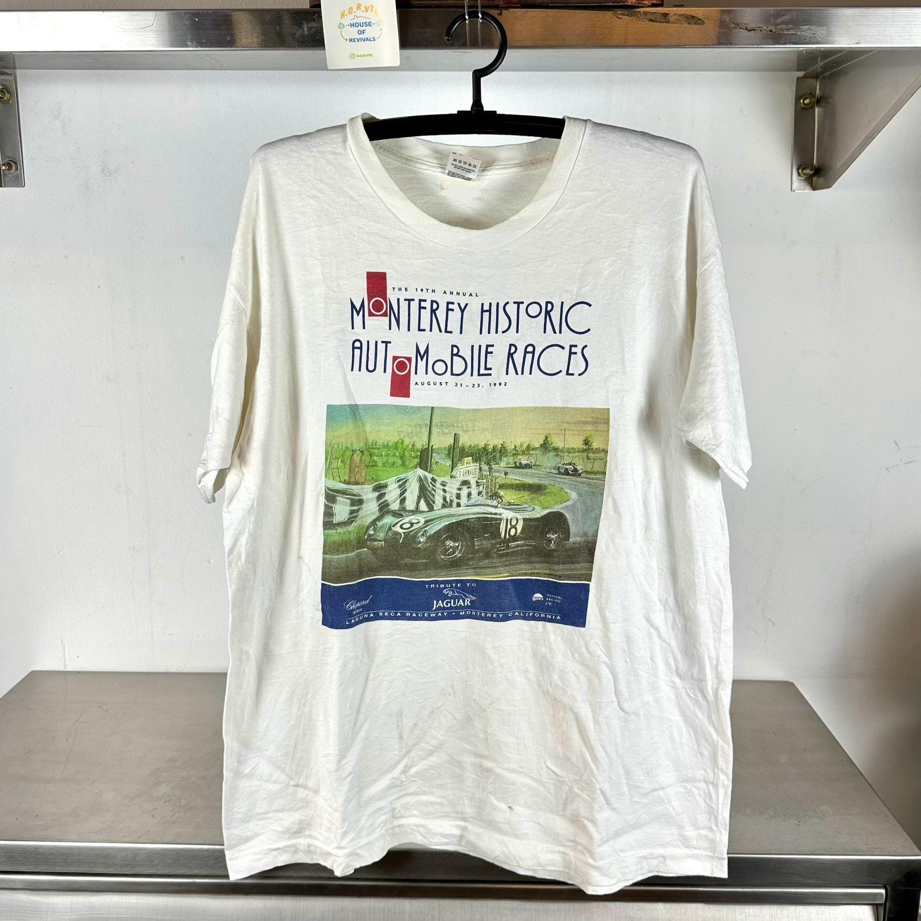 Vintage 1992 Jaguar Monterey Automobile Races Laguna Seca XL single stitch T shirt Vintage Cars Tshirts Vintage Cars Tees Cars Tshirt Graphic Tee – Cozy Vibes · Top Pick For Any Outfit