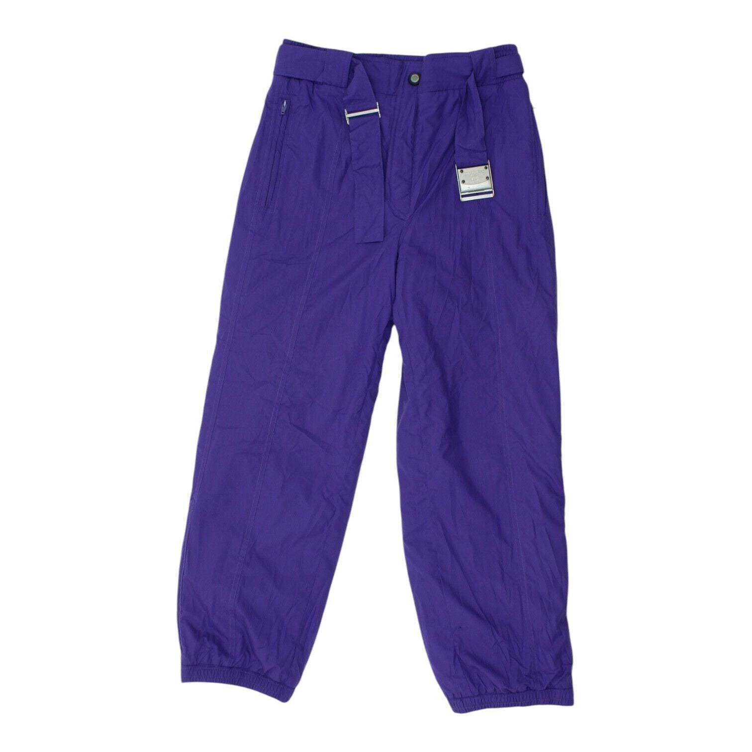 Sergio Tacchini Mens Purple Ski Trousers Vintage Designer Winter Sports Pants Graphic Tee – Bold Style · Must-Have Style