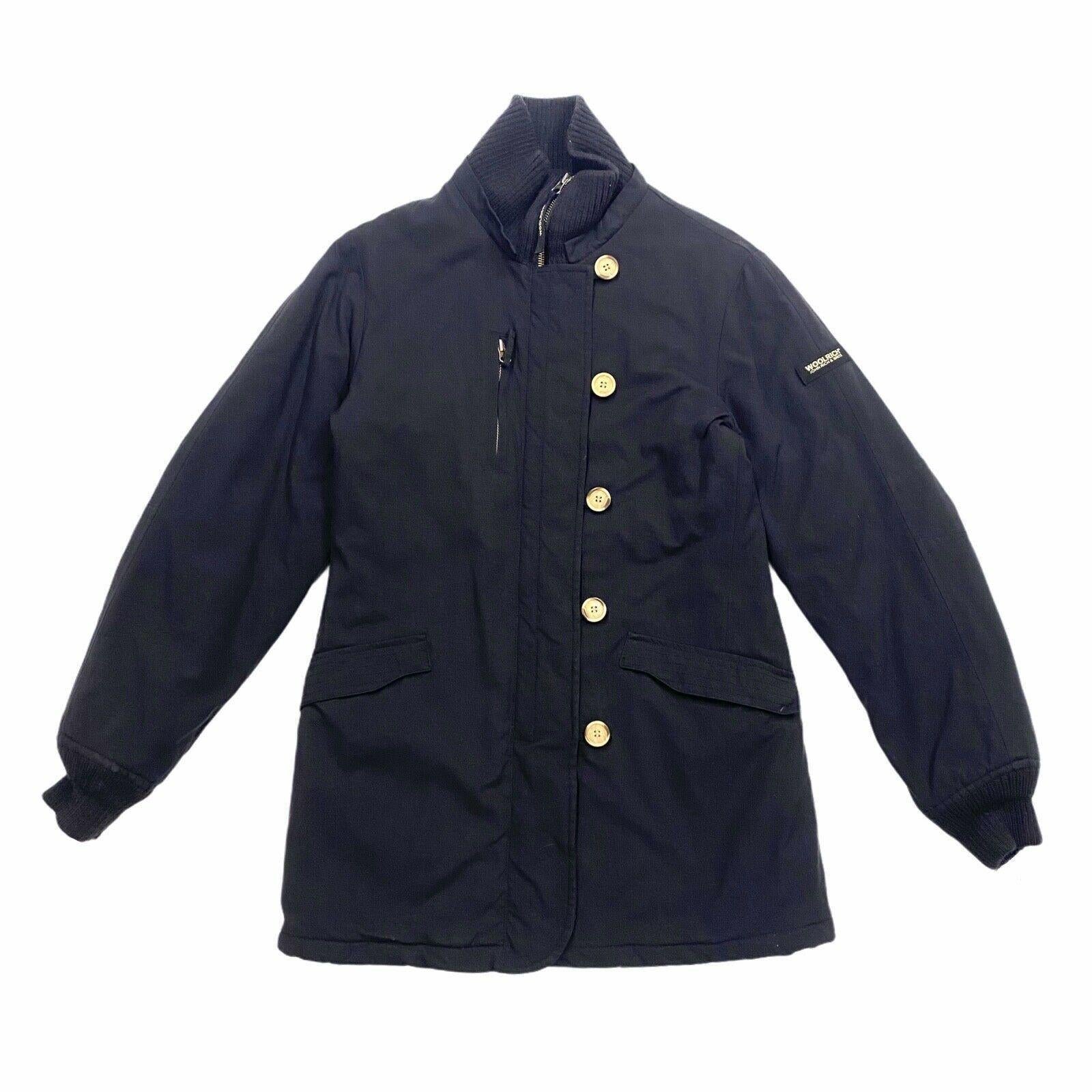 Woolrich Womens Quilted Jacket Vintage Designer XS Black Collared Outdoor Coat Graphic Tee – Premium Graphic · Top Pick For Any Outfit