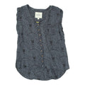 Diesel Womens Sleeveless Blouse Vintage Blue Designer Button Up Patterned Top Graphic Tee – Cozy Vibes · Top Pick For Any Outfit