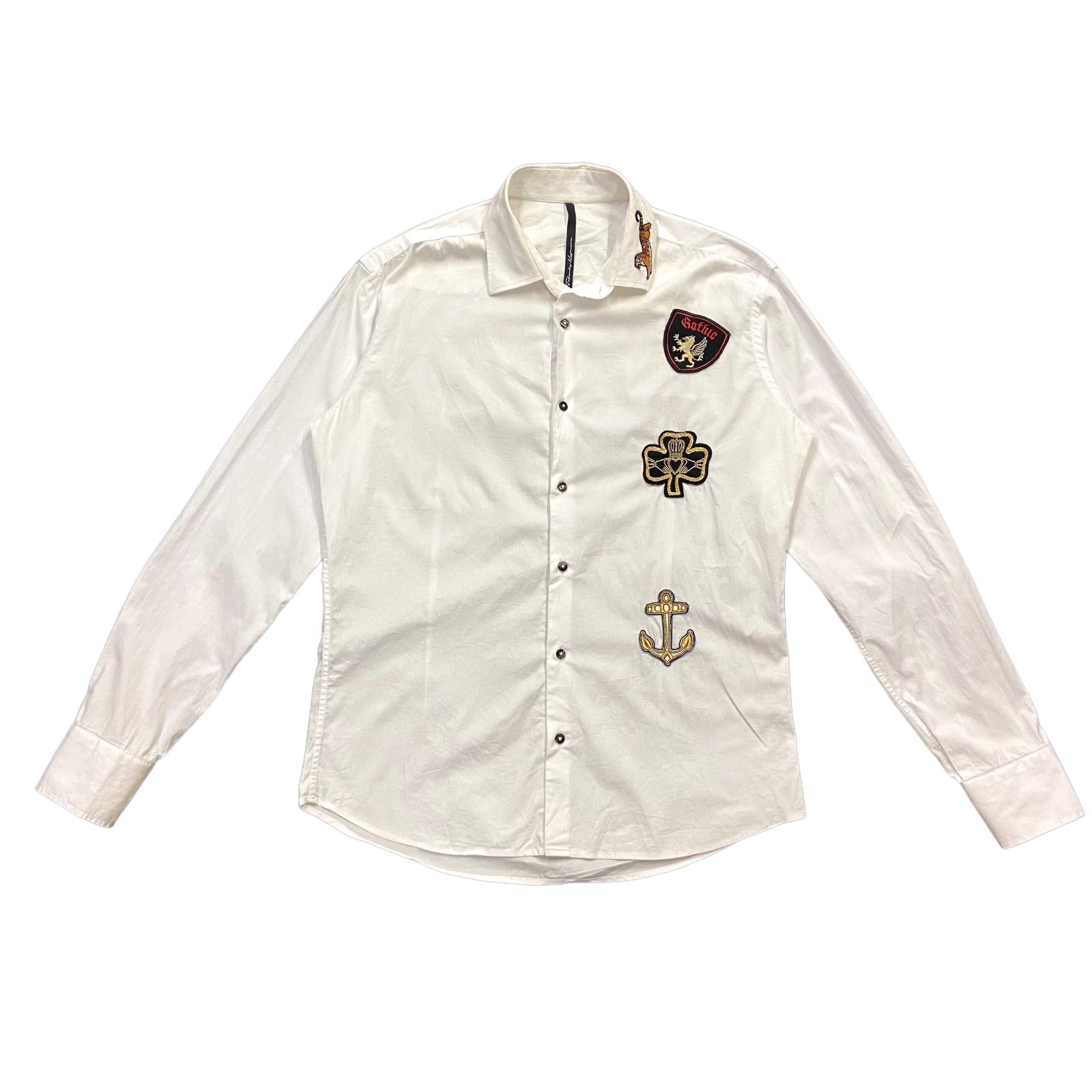Vintage Mens White Shirt Button Up Stretchy Patches Medium VTG Graphic Tee – Soft Feel · Great Gift For Fans