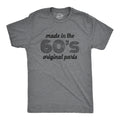 Made In The 60s Original Parts Vintage 196039s Retro Shirt Funny Old Guy Shirt Vintage Shirt Funny Gifts For Him Funny Shirts Boomer Graphic Tee – Feel-Good Design · High-Quality Print