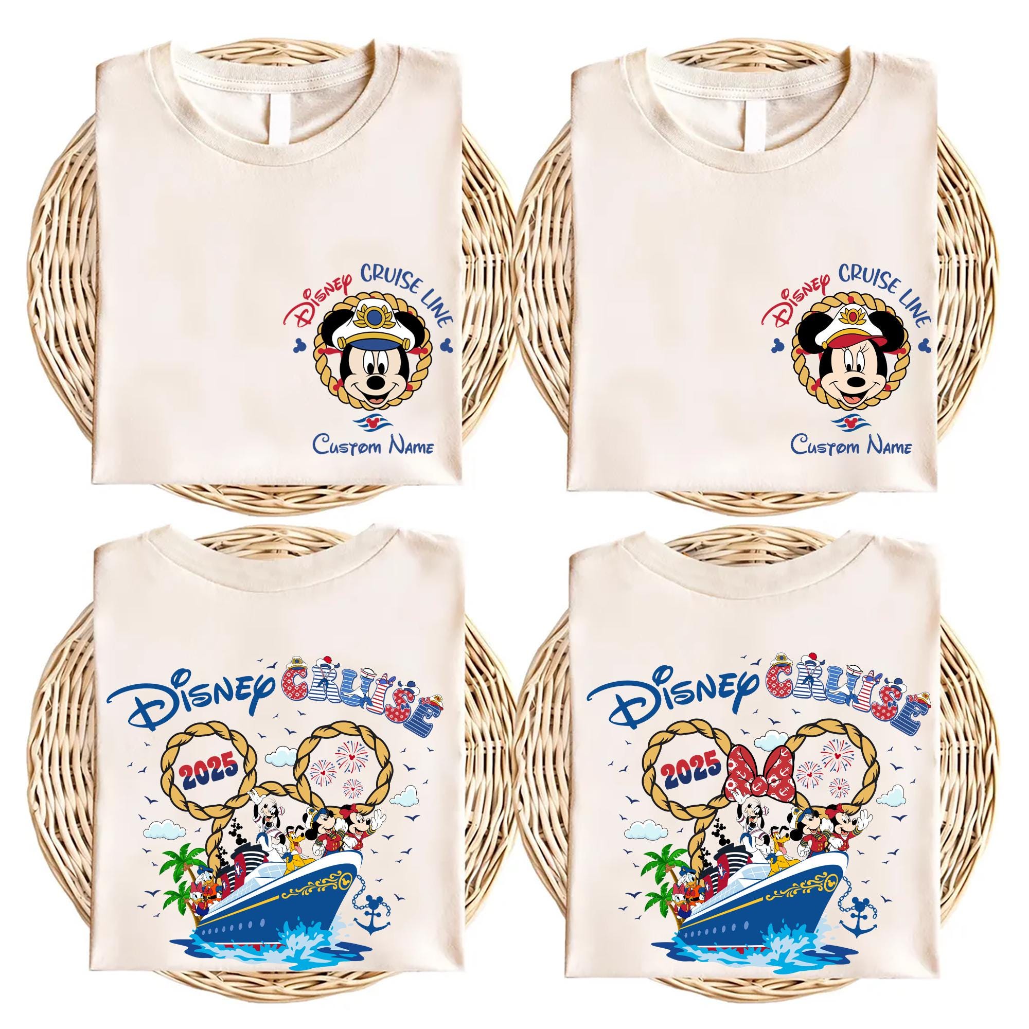 Custom Disney Cruise Shirt Matching Disney Family Vacation Tee Mickey Minnie Cruise T Shirt Personalized Disney Cruise Line Shirt Graphic Tee – Soft Feel · Top Pick For Any Outfit