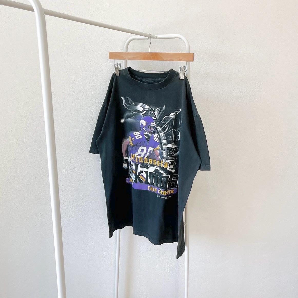 Vintage 90s Minnesota Vikings football vintage black t shirt L Graphic Tee – Cozy Vibes · Perfect For Daily Wear