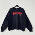 Vintage Thrasher Sweatshirt Thrasher Crewneck Thrasher Sweater Pullover Thrasher Magazine Skateboard Thrasher Print Logo Black Large Sweatshirt – Easygoing Wear · Great Gift For Fans