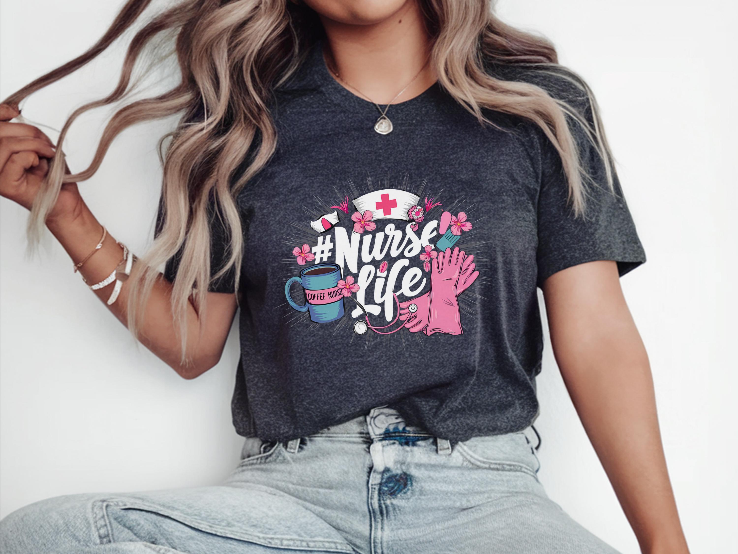 Nurse Shirt Gifted Shirting Nurses Nurseshirt Gifted Appreciating Nurses Graphic Tees Nursing Student Registered Nursing Shirting Graphic Tee – Soft Feel · High-Quality Print