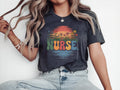 Floral Nurse Shirt Shirting Nurses Nurseshirt Gifted Gifted Giftful Nurse Giftful Gifts For Nurses Gift For Nurse ER Nurse Shirts Graphic Tee – Warm & Stylish · Perfect For Daily Wear