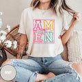 Amen coquette bow Shirt Amen varsity Sweater floral amen Shirt Jesus easter ShirtEaster christian ShirtFloral Spring ShirtBible Verses Graphic Tee – Bold Style · Perfect For Daily Wear