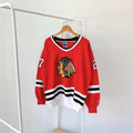 Vintage 90s Chicago Blackhawks hockey Starter embroidery red sweatshirt L Sweatshirt – Feel-Good Design · High-Quality Print