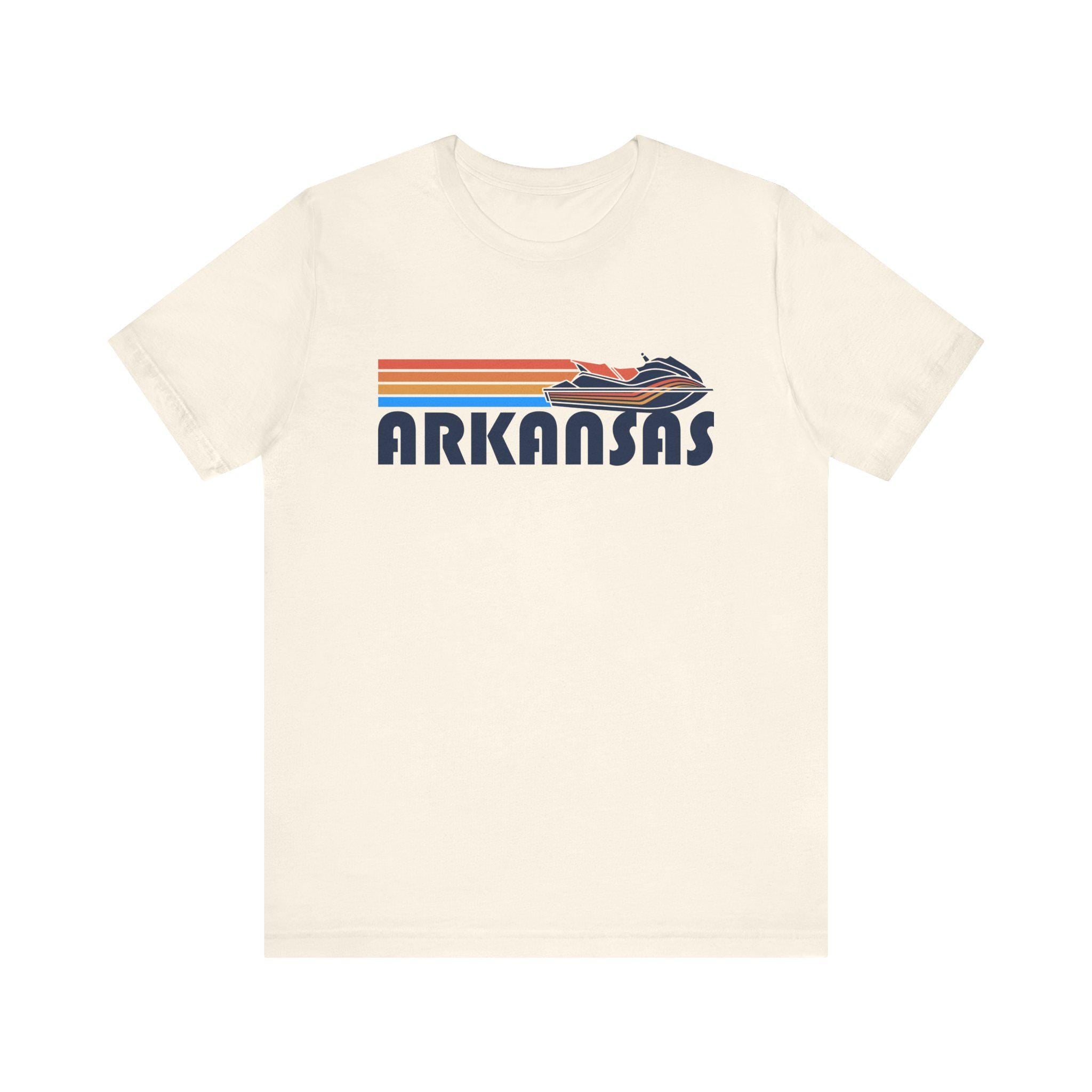 Arkansas T Shirt Retro Jetski PWC Graphic Arkansas Tee Graphic Tee – Warm & Stylish · Must-Have Style