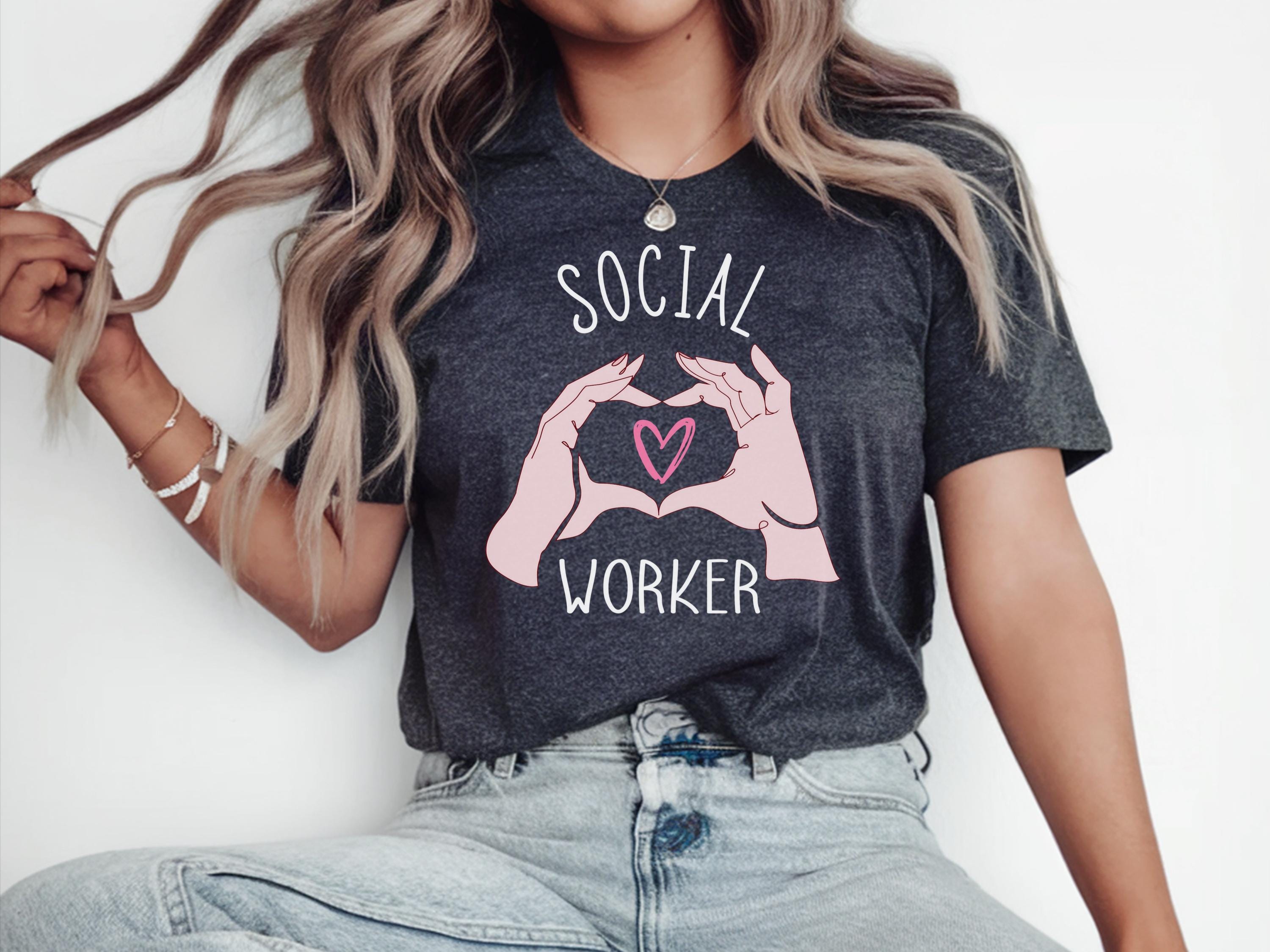 Social Worker Therapist Shirt Social Worker Shirt Social Worker Shirt Gift School Gift For Social Worker Social Worker Gift For Her Graphic Tee – Bold Style · Must-Have Style