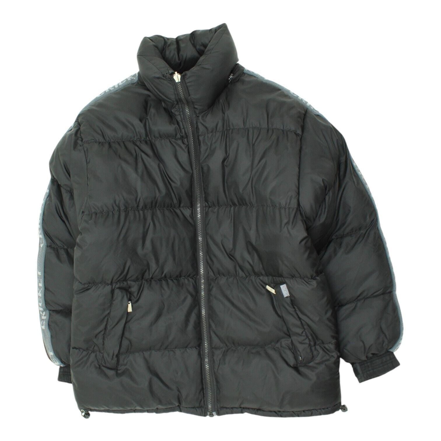 Vintage Mens Puffer Jacket Cricket Black Padded Designer Full Zip Outerwear Graphic Tee – Aesthetic Look · Trending Graphic Apparel