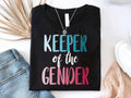 Keeper of the Gender Shirt Gender Reveal Shirt Pink Or Blue Gender Reveal Shirt Pregnancy Shirt Gender Reveal Giftful Baby Shower Shirt Graphic Tee – Premium Graphic · High-Quality Print