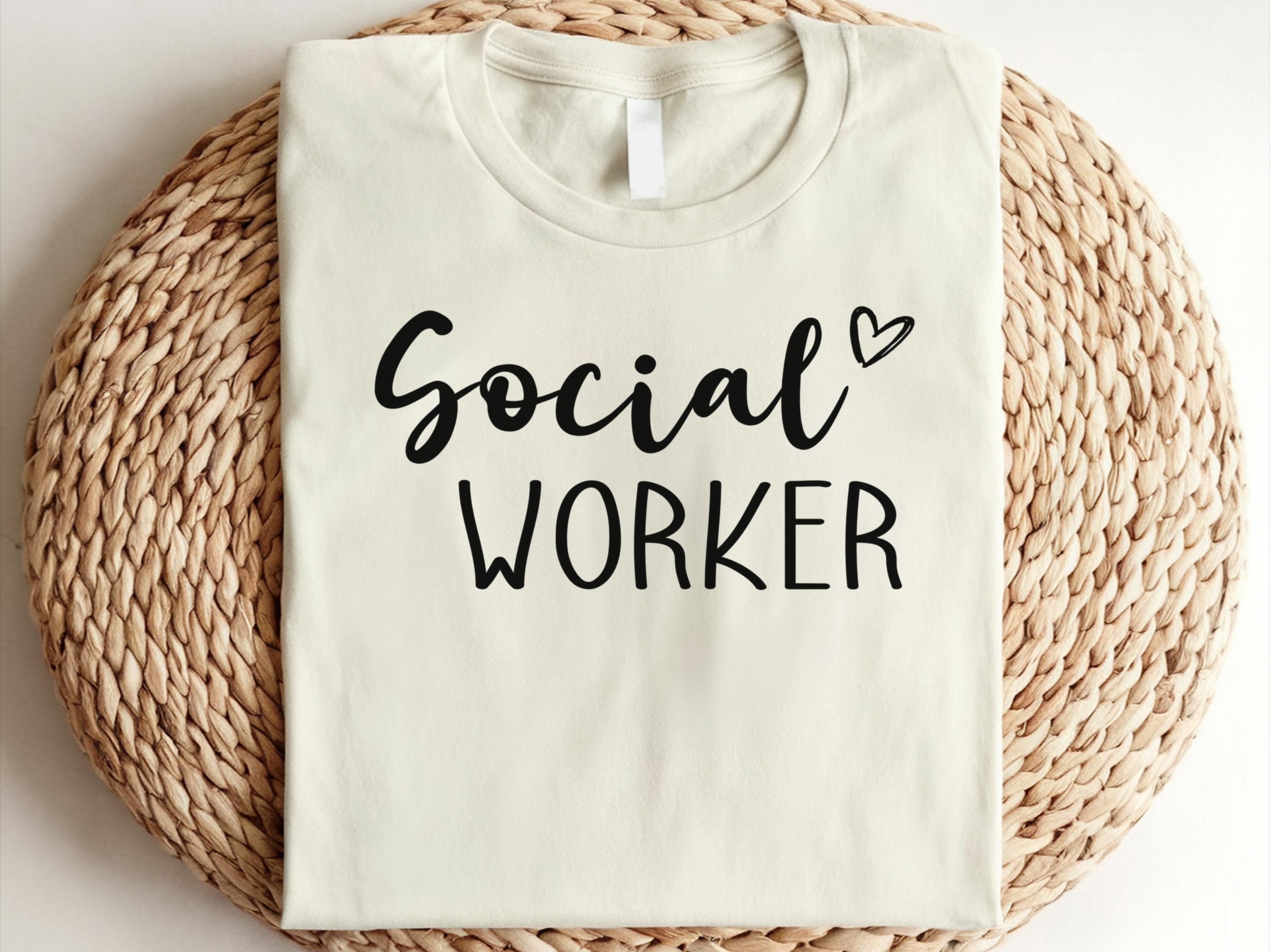 Social Worker Shirt Social Worker Therapist Shirt Social Worker Shirt Gift School Gift For Social Worker Social Worker Gift For Her Graphic Tee – Premium Graphic · Perfect For Daily Wear