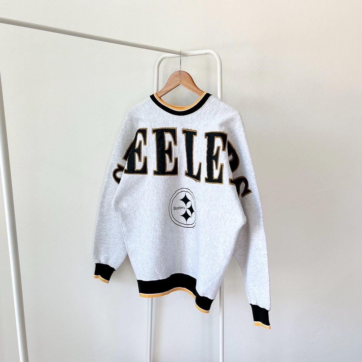 Vintage 90s Pittsburgh Steelers football made in USA Legends gray sweatshirt L Sweatshirt – Premium Graphic · Trending Graphic Apparel