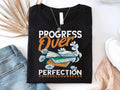 Progress Over Perfection Teacher Shirt School Counselor Teacher Shirt Positive School Counselor Shirt Progress Over Perfection T Shirt Graphic Tee – Soft Feel · Great Gift For Fans