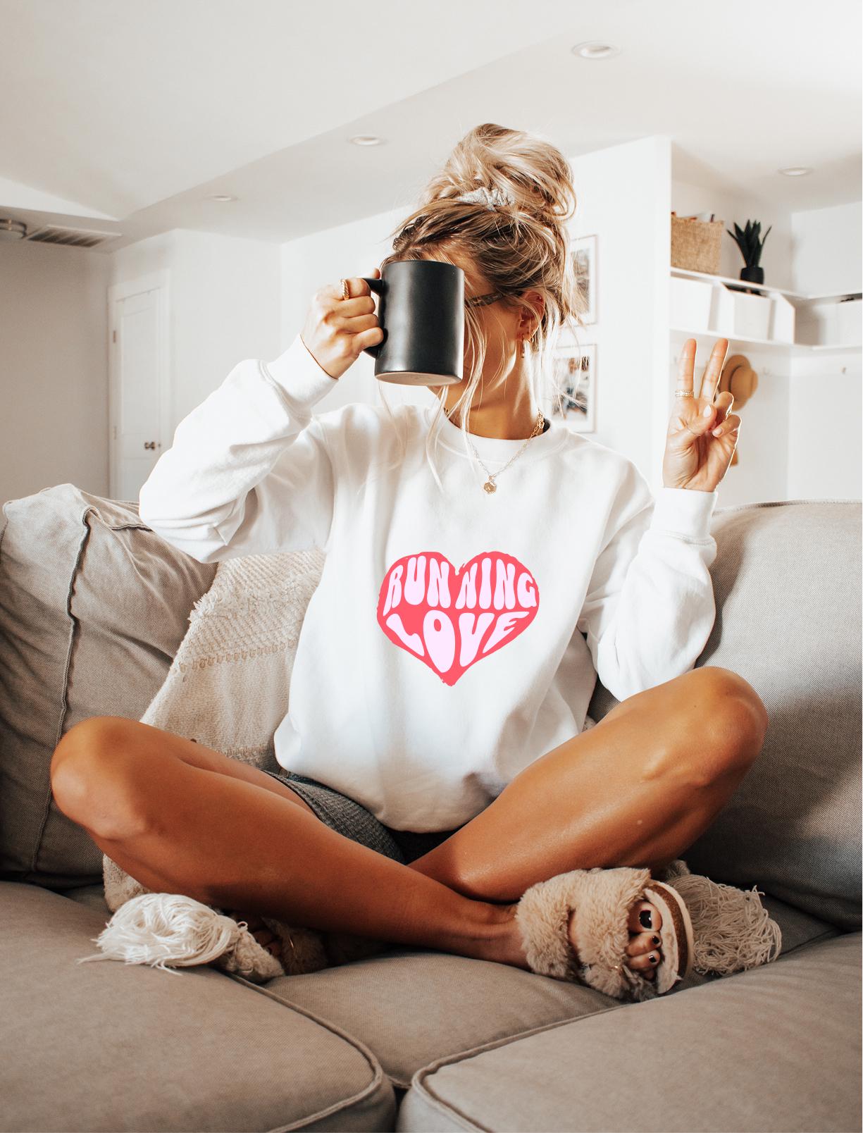 Running Love Sweatshirt Lufer Sweatshirt Running Pullover Geschenk fr Jogger Marathon Hoodie Sport Sweater Hoodie – Soft Feel · Top Pick For Any Outfit