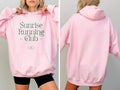 Sunrise Running Club Hoodie Lufer Hoodie Running Hoodie Geschenk fr Jogger Marathon Pullover Sportlicher Kapuzenpulli Hoodie – Everyday Comfort · High-Quality Print