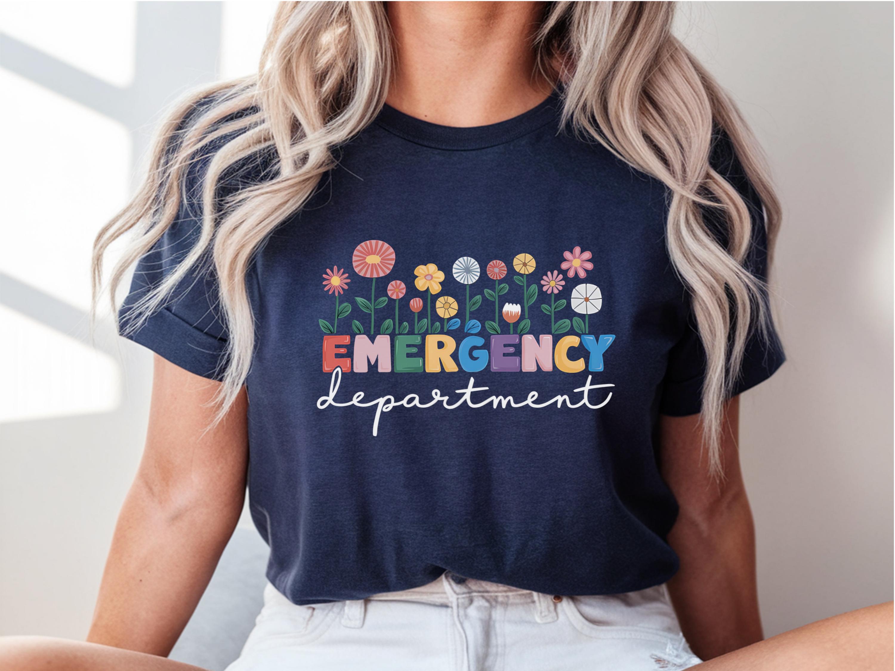 Emergency Department Shirt ER Nurse Emergency Department Shirt Emergency Nursing Shirt Emergency Room Nurse Shirt Gift ER Nurse Gift Graphic Tee – Soft Feel · Great Gift For Fans